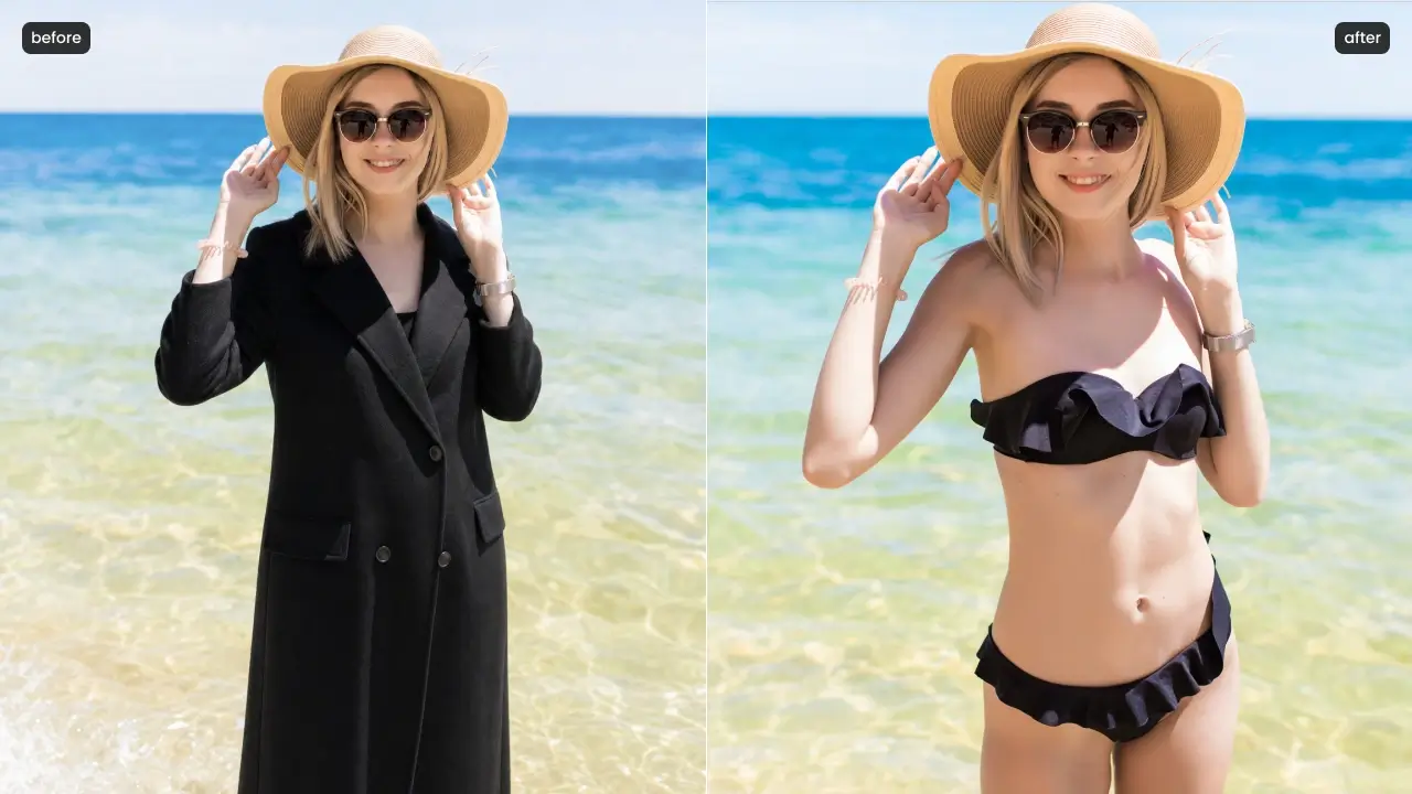 AI Bikini Generator & Swimwear Try-On